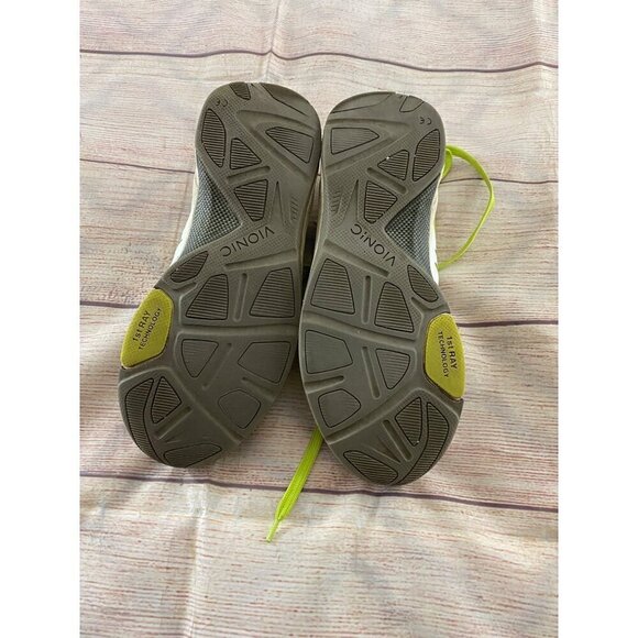 Vionic Venture Women's Neon Green Walking Active Sneaker - 8 - Picture 8 of 11